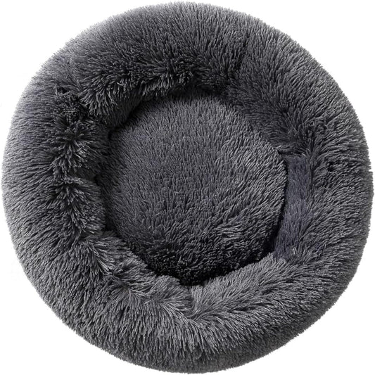 Plush Doughnut Pet Bed – Medium (17")